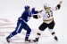 October 15, 2016: Boston Bruins Defenceman Zdeno Chara (33) fights against Toronto Maple Leafs Left Wing Matt Martin (15) during the third period of the NHL regular season game between the Toronto Maple Leafs and the Boston Bruins at Air Canada Centre in Toronto, ON, Canada.