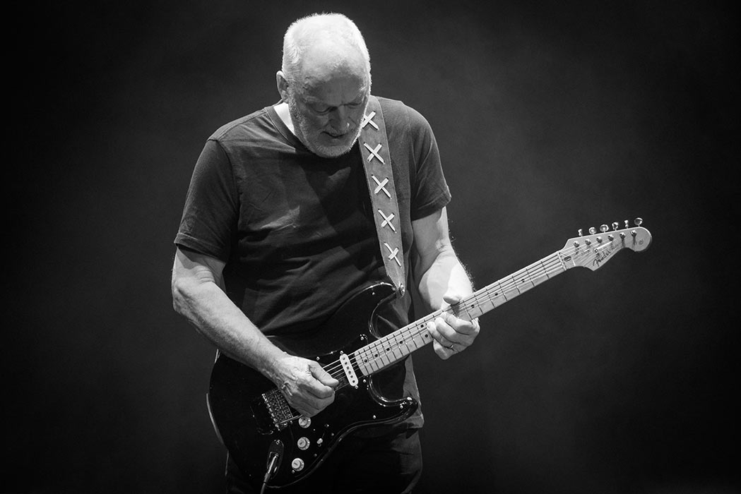 March 31, 2016: Pink Floyd lead guitarist David Gilmour performs during the 2016 Rattle That Lock tour at Air Canada Centre in Toronto, ON, Canada.