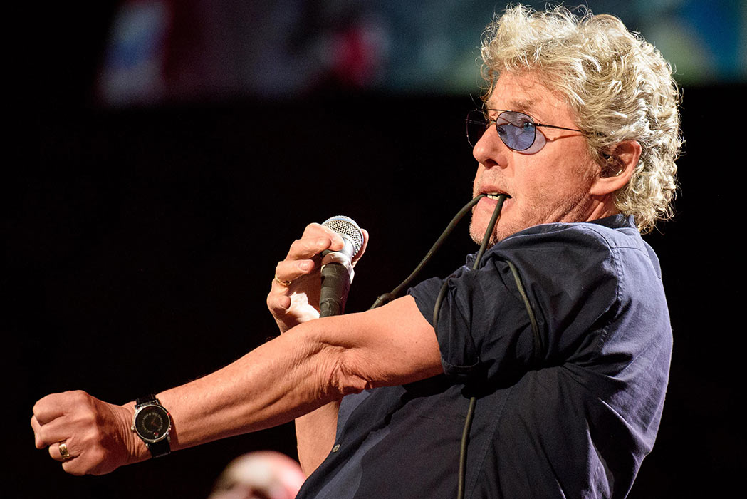 April 27, 2016: The Who lead singer Roger Daltrey performs during The Who Hits 50 tour at Air Canada Centre in Toronto, ON, Canada.
